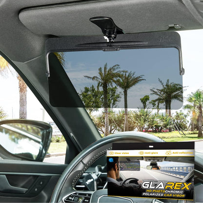 🚗 2025 Upgraded 75% OFF 💥 GlareX HD Photochromic Polarized Car Visor ✨ See Clearer, Drive Safer