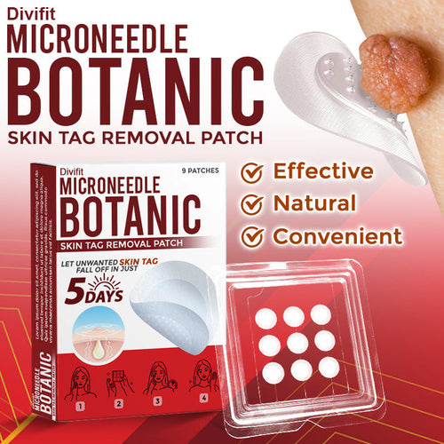 Divifit MicroNeedle Botanic Skin Tag Removal Patch 🇺🇸 Made in the USA