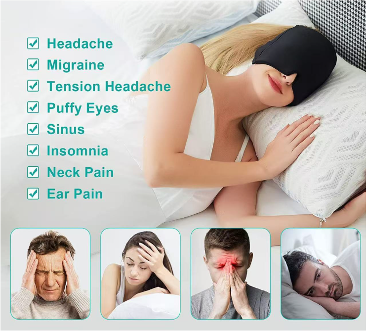 🌟Migraine Soothing Cap🌟Compression + temperature therapy, drug-free migraine aid.