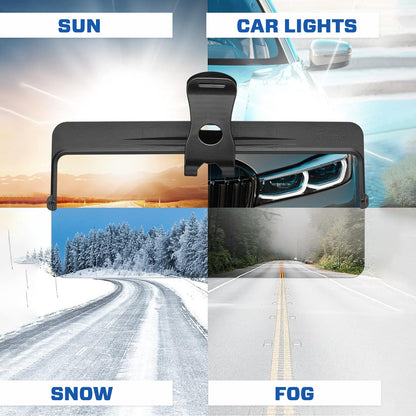 🚗 2025 Upgraded 75% OFF 💥 GlareX HD Photochromic Polarized Car Visor ✨ See Clearer, Drive Safer