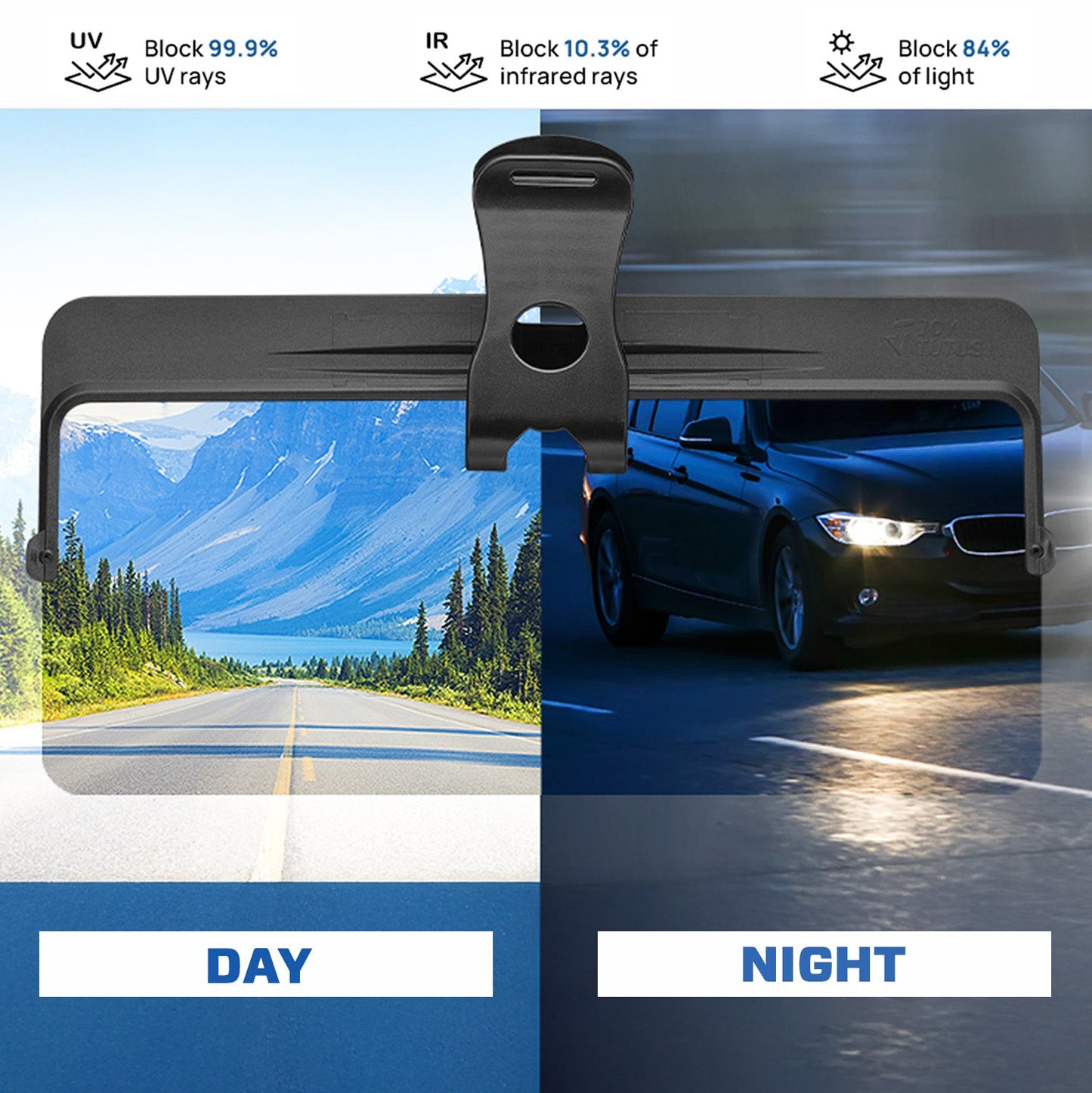 🚗 2025 Upgraded 75% OFF 💥 GlareX HD Photochromic Polarized Car Visor ✨ See Clearer, Drive Safer