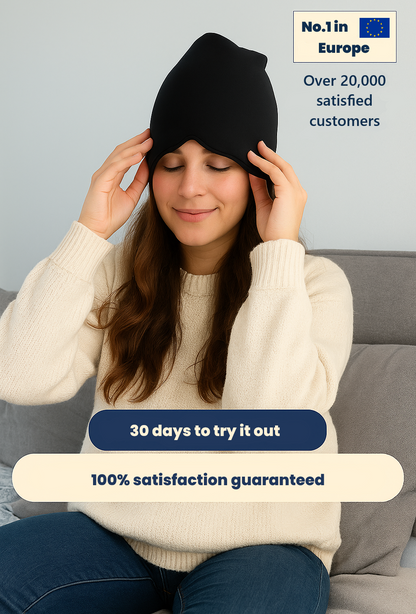 🌟Migraine Soothing Cap🌟Compression + temperature therapy, drug-free migraine aid.