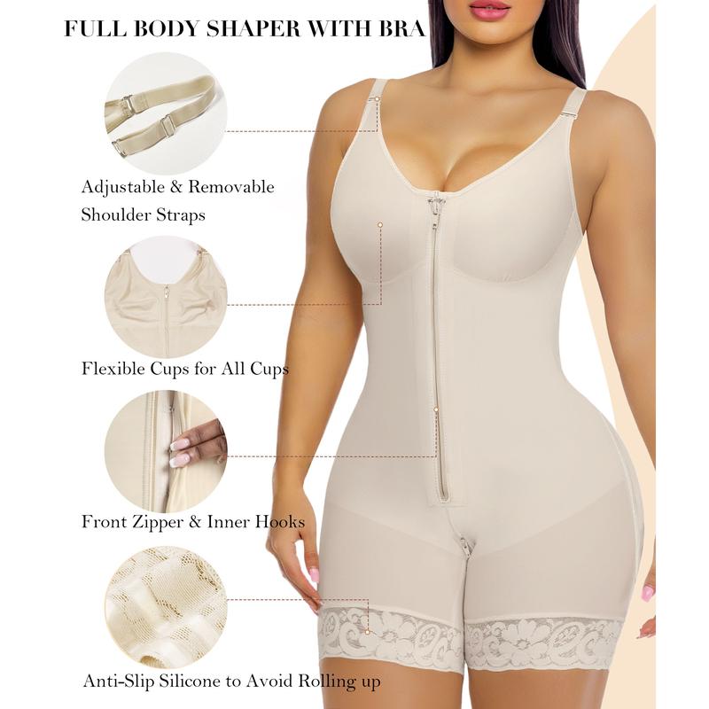 Sale Happening Now:40% OFF Tummy Control Butt Lifter Shaper | Zipper Crotch + Detachable Shoulder Straps, Ideal for All-Day Use