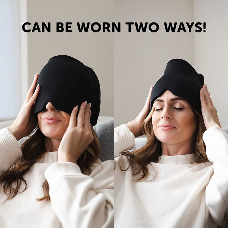 🌟Migraine Soothing Cap🌟Compression + temperature therapy, drug-free migraine aid.