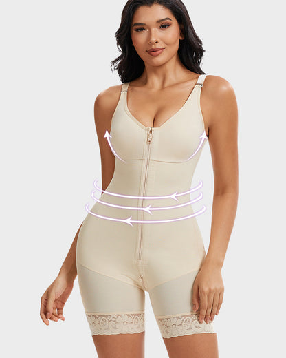 Sale Happening Now:40% OFF Tummy Control Butt Lifter Shaper | Zipper Crotch + Detachable Shoulder Straps, Ideal for All-Day Use